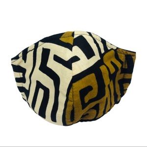 African Mosaic Print  Brown Face Mask